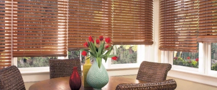 Persianas de madeira: eleg�ncia e funcionalidade